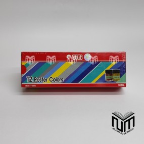 TiTi 12 Poster Colors–12Pcs 10ML bottle