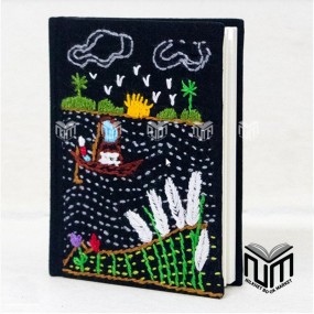 Black Autumn Nakshi Notebook